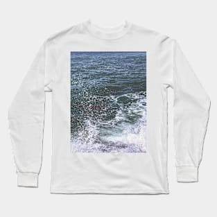 Wild Sea Water Waves Nature Long Sleeve T-Shirt